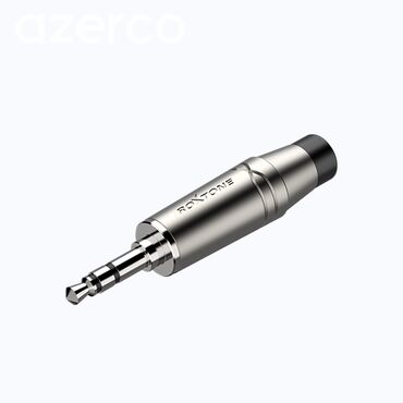 куплю гантели бу: Roxtone markalı, gümüşü rəngdə balanslaşdırılmış audio jakı. Bu jak