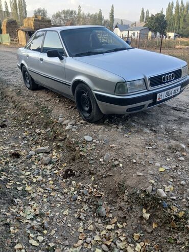 авто машина арзан: Audi 80 (седан), серебристый цвет, номерные знаки KG. Кузов B3/B4