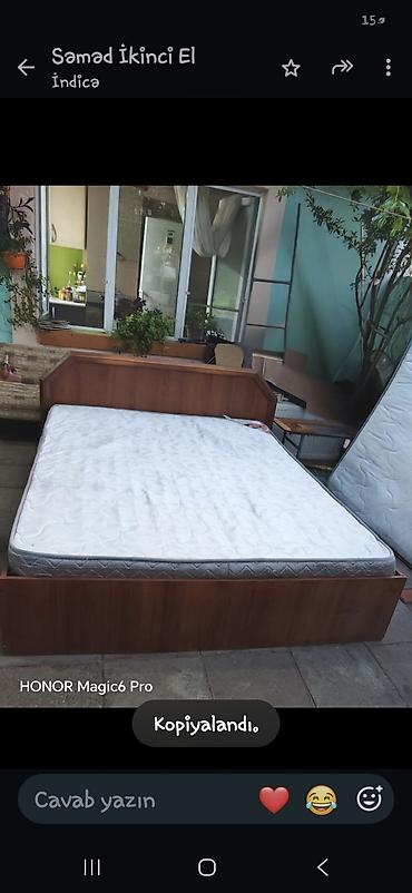 İkili taxt - Ölçü: 2.00 x 1.60 m - Korpus: taxta/laminat gövdə lalafo.az -da İkili taxt - Ölçü: 2.00 x 1.60 m - Korpus: taxta/laminat gövdə
