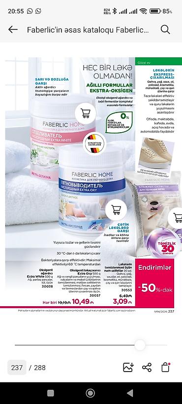 Средства для стирки: FABERLIC HOME yuma və ləkəçıxarma seriyası - Qatılaşdırılmış yuyucu at lalafo.az — 2 Средства для стирки: FABERLIC HOME yuma və ləkəçıxarma seriyası - Qatılaşdırılmış yuyucu — 2