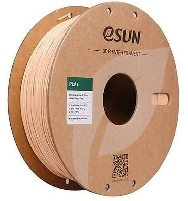 3d printer: Esun PLA Plus 1.75 mm Filament – Bej, 1 kq PLA+ yüksək keyfiyyətli — 1