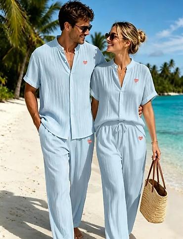 gumus destler: • SİFARİŞLƏ GƏTİRİLİR 🛍️ • Unisex yüngül yay dəsti – köynək — 1