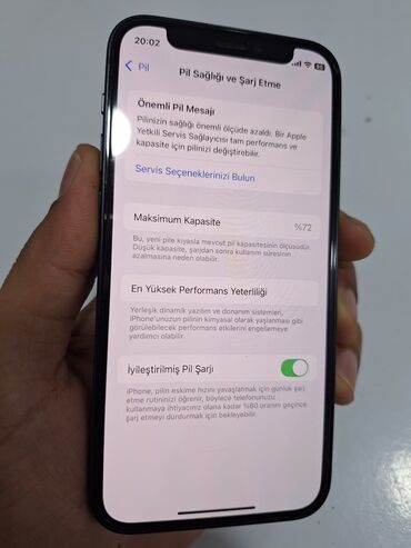 Apple iPhone: IPhone 12 mini, 128 GB, Qara, Simsiz şarj, Face ID — 11