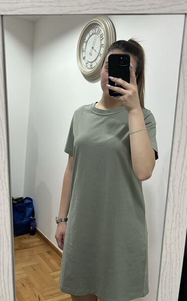 ženske košulje h m: S (EU 36), bоја - Maslinasto zelena, Kratkih rukava