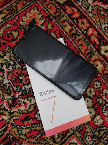 xiaomi 3: Xiaomi Redmi 7, 64 GB, rəng - Göy, 
 Düyməli, Sensor, Barmaq izi