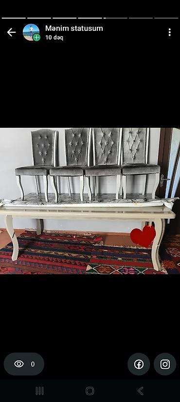 komod üçün döşəkcə: Yataq otağı mebeli dəsti Tərkibi: - İki nəfərlik çarpayı – başlıq — 5