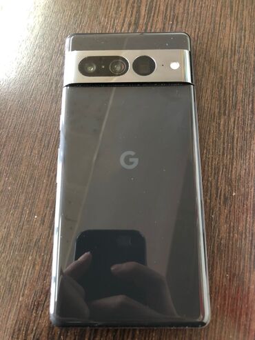 Google: Google Pixel 7 Pro, Б/у, 128 ГБ, цвет - Черный, 1 SIM, eSIM