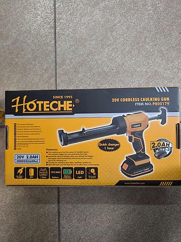 Аккумуляторный пистолет для герметика Hoteche 20V (модель P800179) -