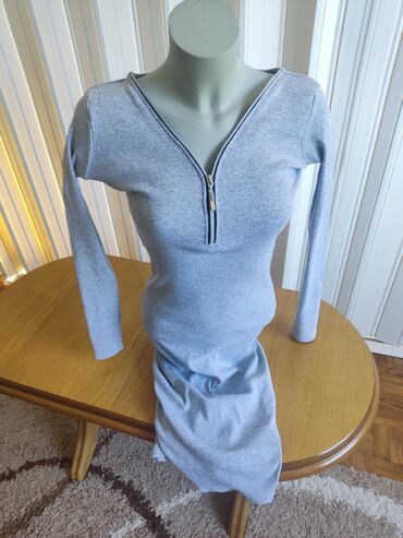 haljina vel 6: M (EU 38), color - Grey, Long sleeves