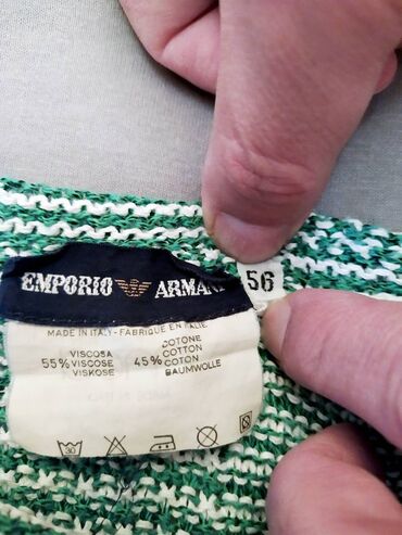 Džemperi: Muški končani džemper Emporio Armani vel. 56 Prvoklasni skupoceni na lalafo.rs — 11 Džemperi: Muški končani džemper Emporio Armani vel. 56 Prvoklasni skupoceni — 11