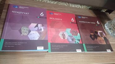 Kitablar, jurnallar, CD, DVD: Riyaziyyat. Biologiya. Azərbaycan tarixi. Rus dili. Hamısı birlikdə 13