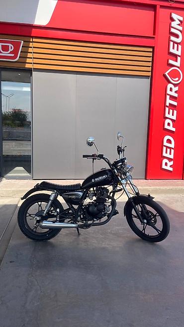 Мотоциклы: Чоппер Suzuki, 125 куб. см, Бензин, Взрослый, Б/у — 1