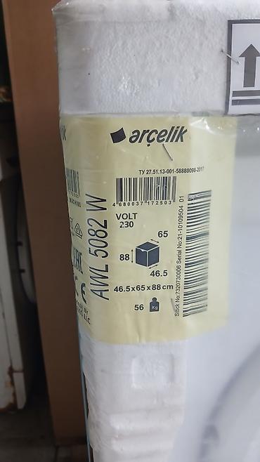 macbook m4 air: Arçelik AWL 5082 W avtomatik paltaryuyan maşın YENİDİ istifade — 3