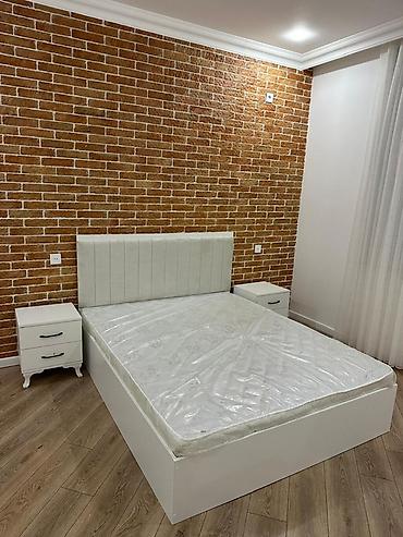 çarpayı modelleri: İki nəfərlik yataq – ortopedik döşəkli - Ölçü: təxminən 160x200 sm — 2