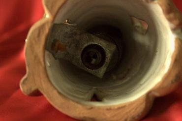 Kućni dekor: STARA STONA LAMPA PAPAGAJ | Stara stona keramička lampa papagaj — 10