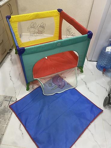 islenmis usaq manejleri: Uşaq üçün oyun çitləri (playpen) - Rəngli, yumşaq parça və möhkəm — 4
