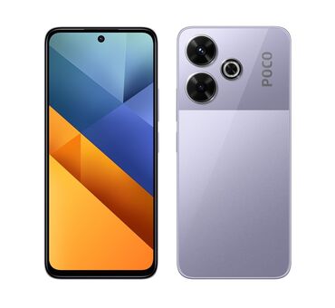 poco 3x pro: Poco M6, 128 GB, rəng - Gümüşü, Barmaq izi