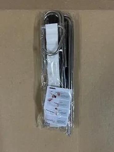 Ostali proizvodi za kuću: Višenamenska vešalica za pantalone – 9 prečki, metal, srebrno/crna - — 13