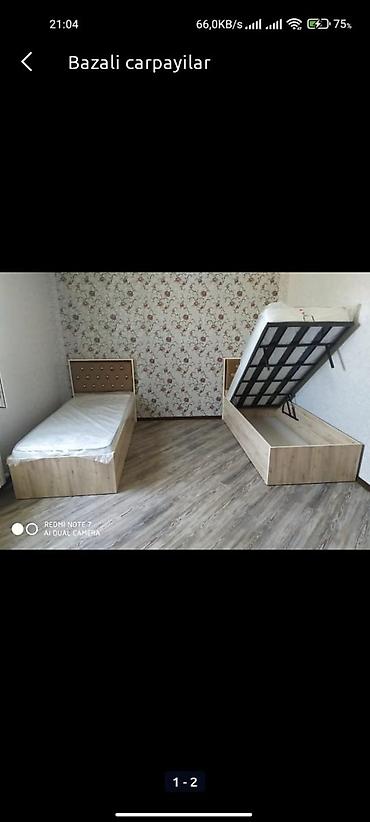 aze sekis: Yeni, Təknəfərlik çarpayı, Bazalı, Matras ilə, Siyirməsiz, Azərbaycan — 3