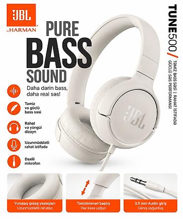 philips musiqi: JBL TUNE 500 simli qulaqlıq – Pure Bass Sound texnologiyası ilə daha — 1