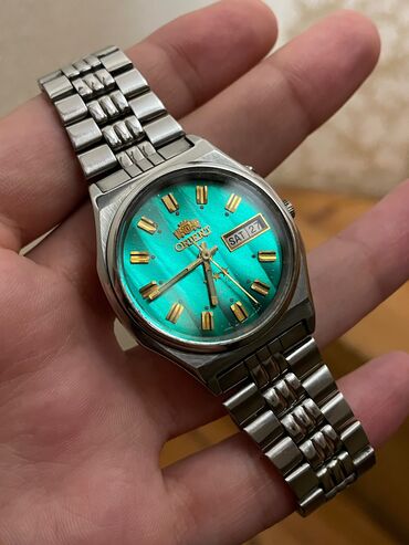 купить часы orient: Б/у, Наручные часы, Orient, цвет - Синий