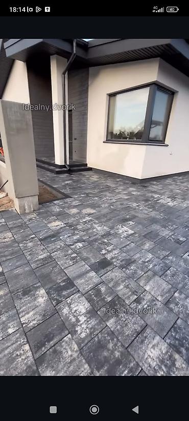 Тротуарная плитка: Тротуарная плитка/брусчатка под мрамор - Фактура: мраморный эффект — 3