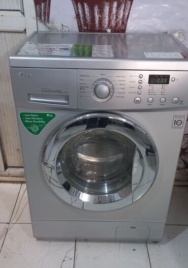 kameralı maşın: Paltaryuyan maşın LG, 6 kq, Avtomat, Qurutmasız, Kredit yoxdur