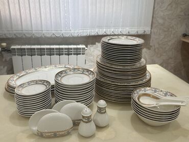komputer servis: Nahar dəsti, rəng - Ağ, Farfor, 12 nəfərlik, Türkiyə