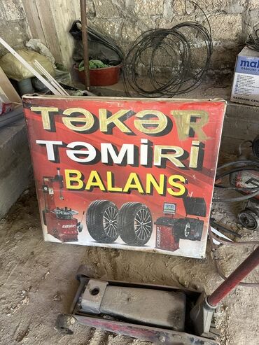 balans aparatları: Hazır Bizness !!Təkər təmiri və balans işləri üçün avadanlıq dəsti