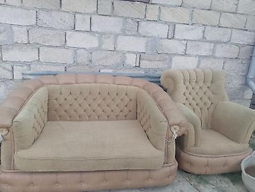 klassik divan modelleri: Klassik üslubda yumşaq mebel dəsti: - 1 ədəd üç nəfərlik divan - 1 — 1