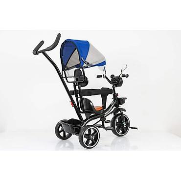 Dečiji bicikli: Tricikl WB-686 Dečija tricikla sa tendom i pedalama pruža savršenu — 3