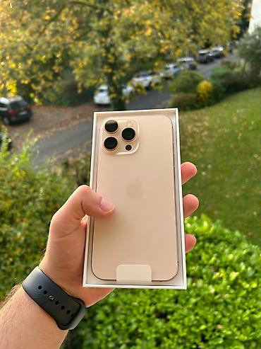 iphone 16 almaq: IPhone 16 Pro Max, 256 GB, Qızılı, Face ID — 3