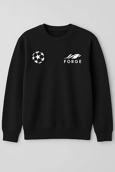 Qara rəngli unisex sweatshirt - Ön hissə: sinədə sol tərəfdə ulduz lalafo.az -da Qara rəngli unisex sweatshirt - Ön hissə: sinədə sol tərəfdə ulduz