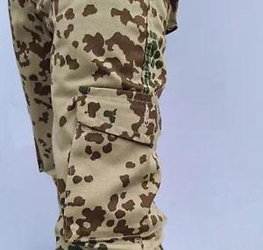 Ostale pantalone: Muške taktičke cargo pantalone – Flecktarn kamuflaža - Uzorak — 15