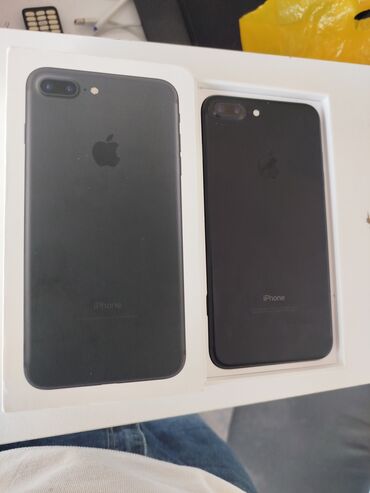 iphone s6 qiymeti: IPhone 7 Plus, 32 GB, Qara, Barmaq izi