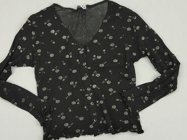 bluzki w kwiaty z bufiastymi rękawami: Top S (EU 36), condition - Good