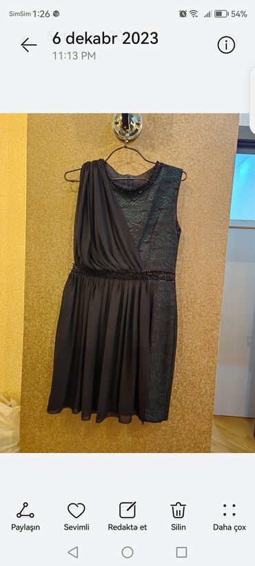 купить вечернее платье в баку: Ziyafət donu, Midi, Lady Sharm, XL