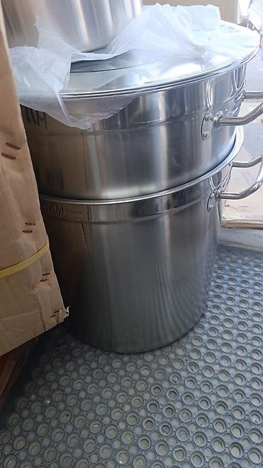 пищевые контейнеры: Профессиональная нержавеющая посуда для кухни/кейтеринга - Большие — 1