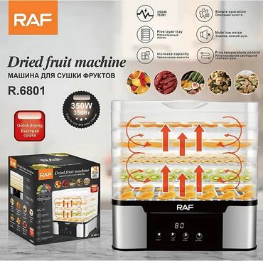 Elektrikli qızdırıcılar və radiatorlar: Meyvə və tərəvəz qurudan aparat Raf, 5 bölməli, Yeni