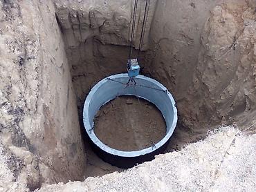 Железобетонные (ЖБИ) кольца для септика: Железобетонное (ЖБИ) кольцо для септика Размер: 110 x 90 x 10 см, Платная установка, В розницу — 3