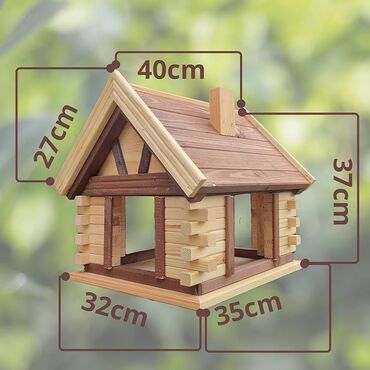 Yuvalar: Taxta it evi - Material: təbii ağac (taxta panellər), möhkəm karkas — 6