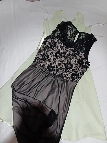 Haljine: Elegantne haljine – 2 kom 1) Svetlozelena koktel/večernja haljina - — 1