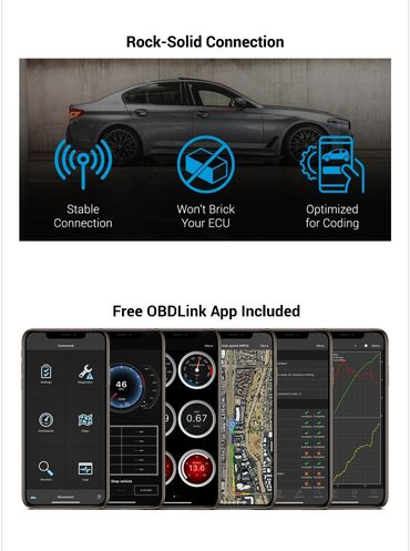 Audio oprema za auto: OBDLink CX BLE Bluetooth OBD2 za Bimmercode iOS i Android OBDLink CX — 15
