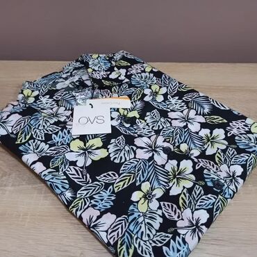 košulje novi sad: Ovs, S (EU 36), Cotton, Floral, color - Black