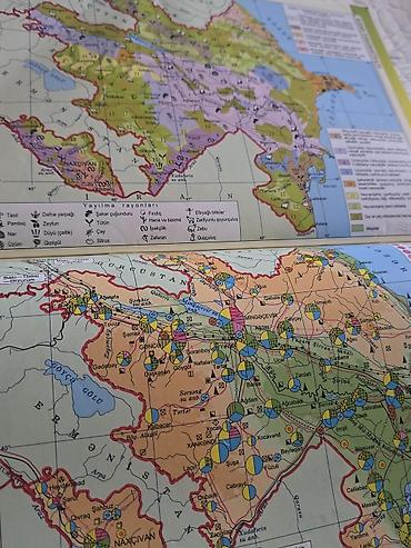 Kitablar və jurnallar: Məhsul: Coğrafi Atlas (6–11-ci siniflər üçün) Təsvir: - Azərbaycan — 5