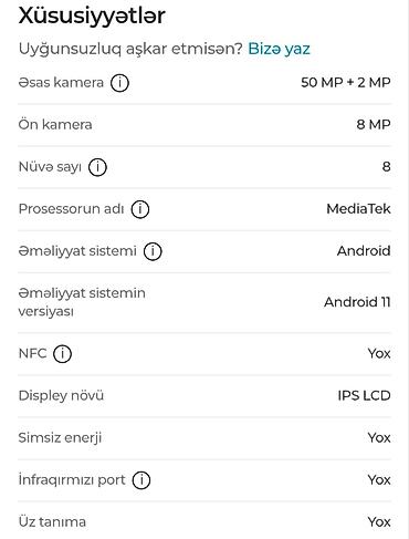 tcl telefon: Tcl 20b telefon səlqli istifadə olunub əla vəziyətdədi — 5