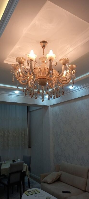 dubai şokoladı qiyməti: Çılçıraq, 10 və daha çox lampa, Şüşə