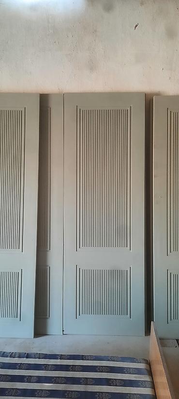 MDF dekorativ qapı panelləri – boz rəng - Material: yüksək sıxlıqlı — 1