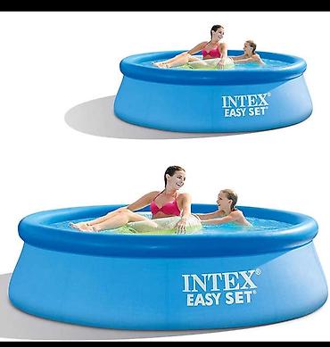 İdman və istirahət: Intex orqinal hovuz 2.44×76sat cox keyfiyyətli maldi boğaz hissəsi — 1