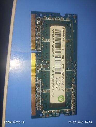 sodimm ddr3: Оперативная память, Б/у, До 2 ГБ, DDR3, Для ноутбука